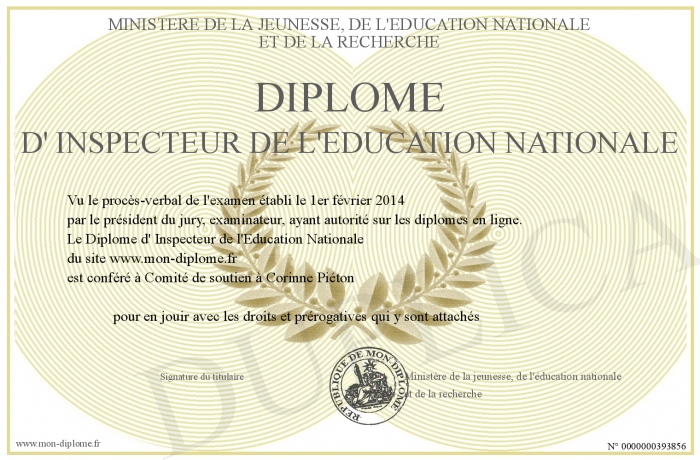 diplome education nationale